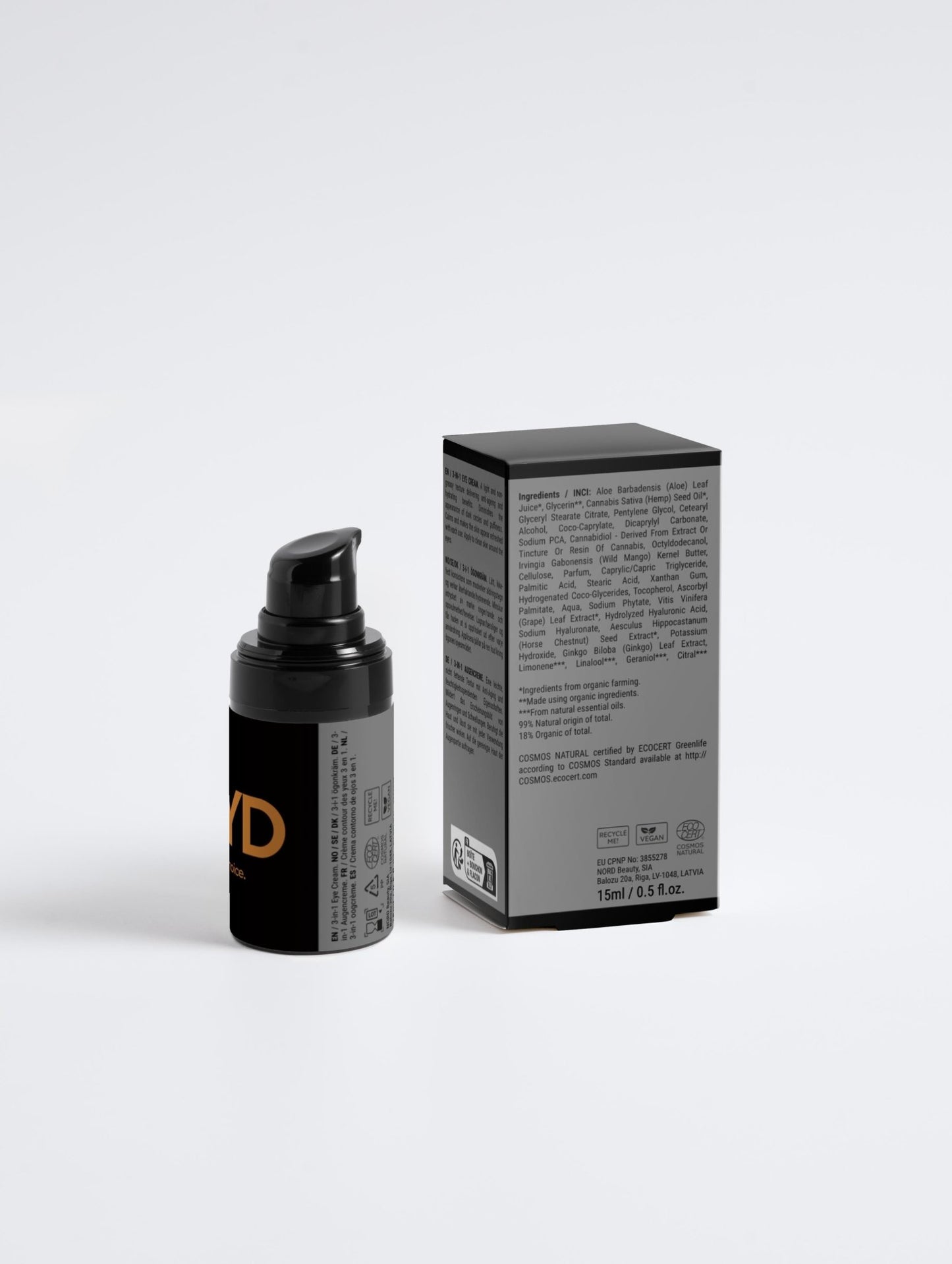 3 - in - 1 Oogcrème (gespecialiseerd voor mannen) - BRAVYD